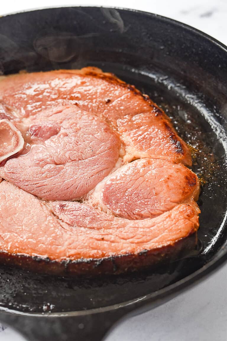 Glazed Ham Steak Recipe by Leigh Anne Wilkes