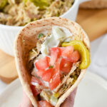 greek pork in pita bread