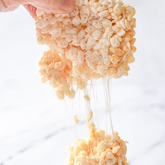 rice krispie treat for one