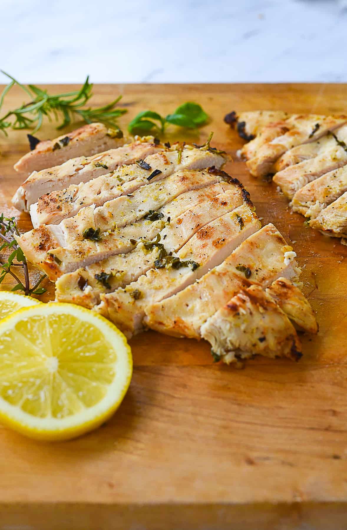 sliced chicken breast