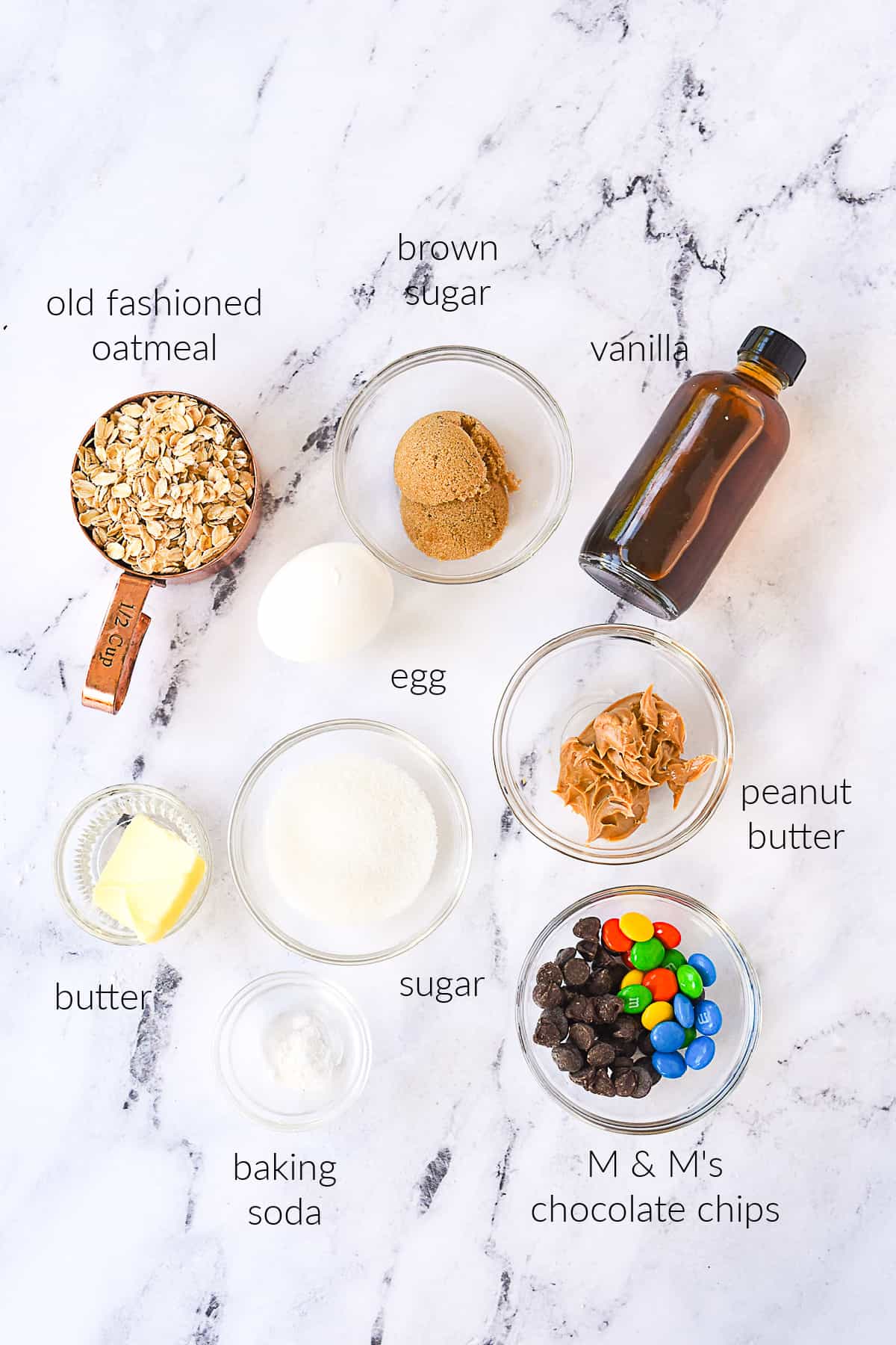 monster cookie ingredients