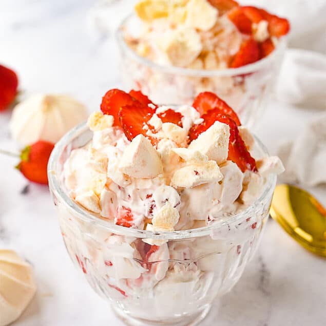 two bowls of eton mess