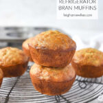 stack of bran muffins