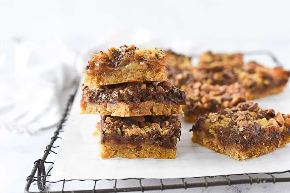Chocolate Chip Toffee Bars Recipe by Leigh Anne Wilkes