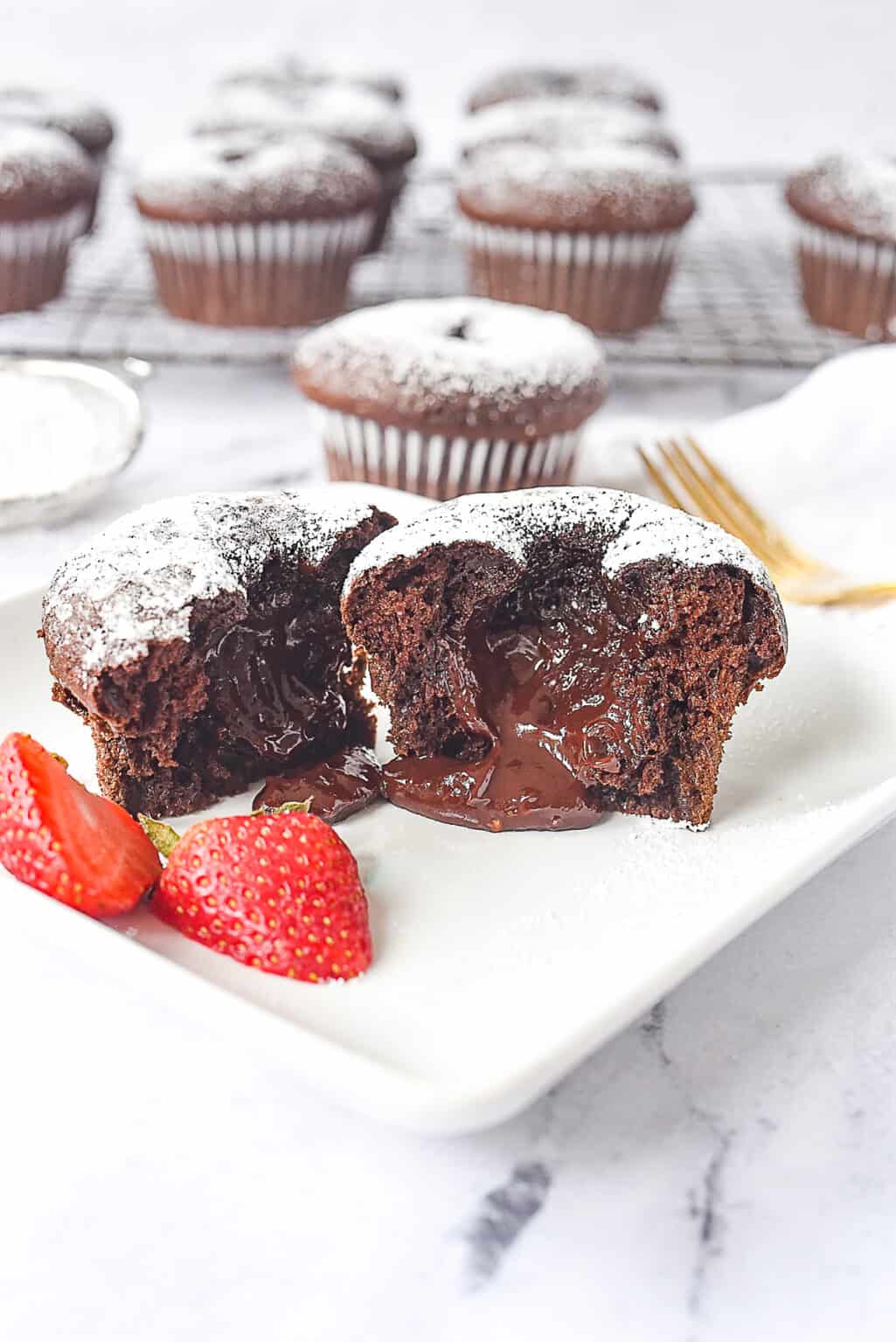 Chocolate Lava Cupcakes Recipe by Leigh Anne Wilkes