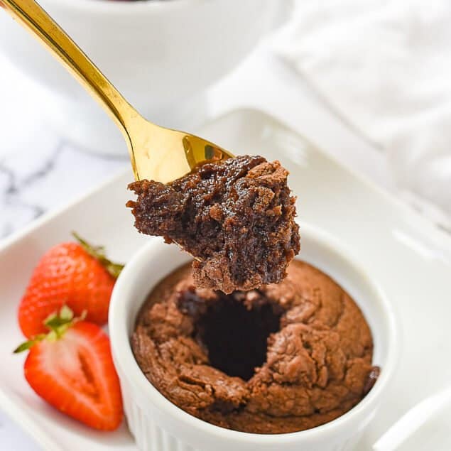 spoonful of Nutella brownie