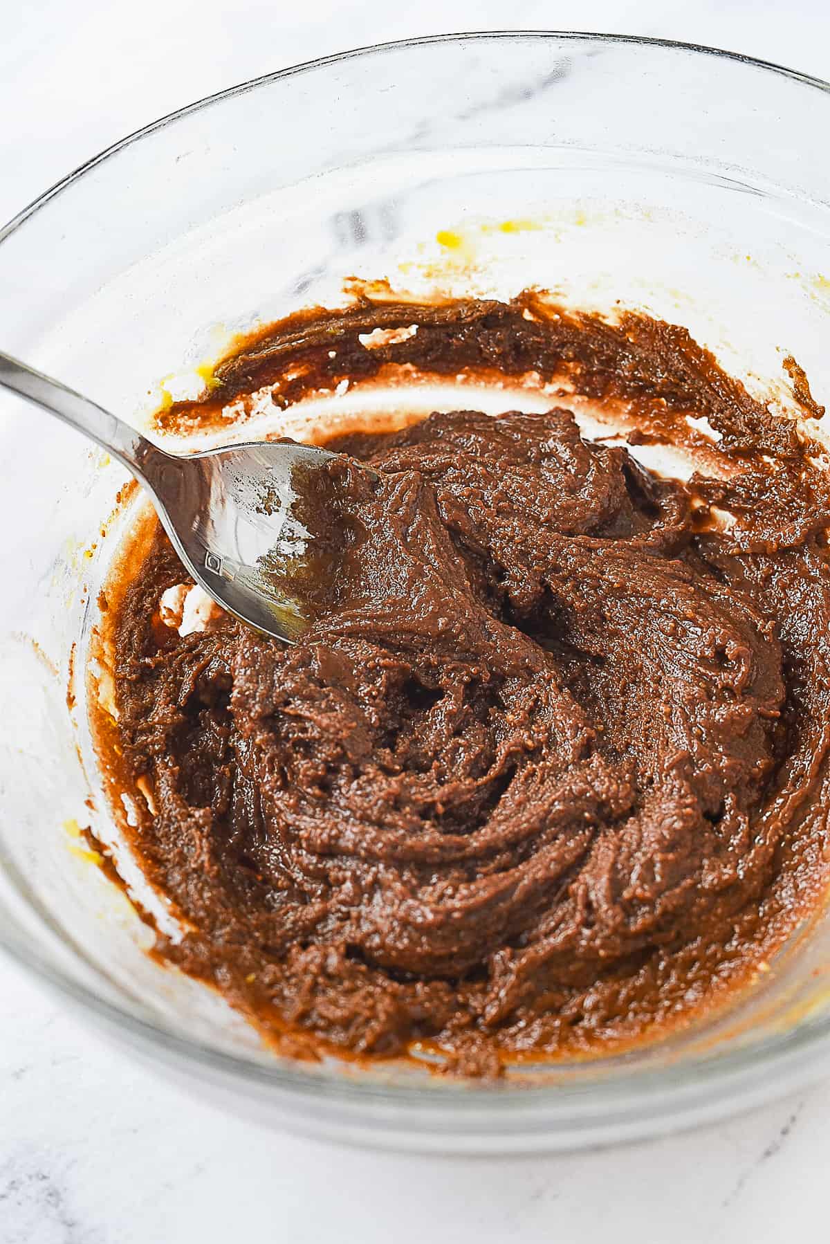 nutella brownie batter