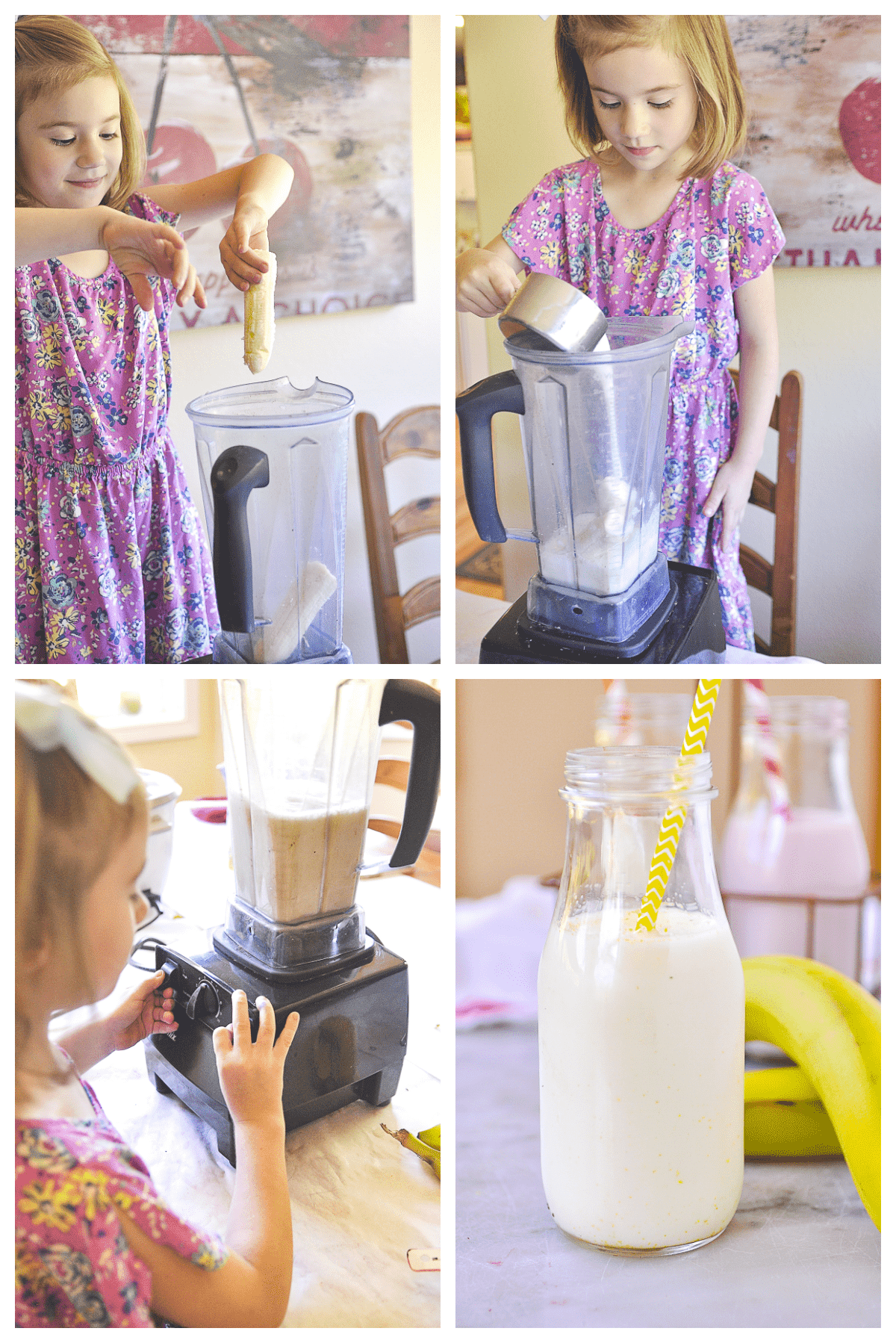 banana flavored milk process