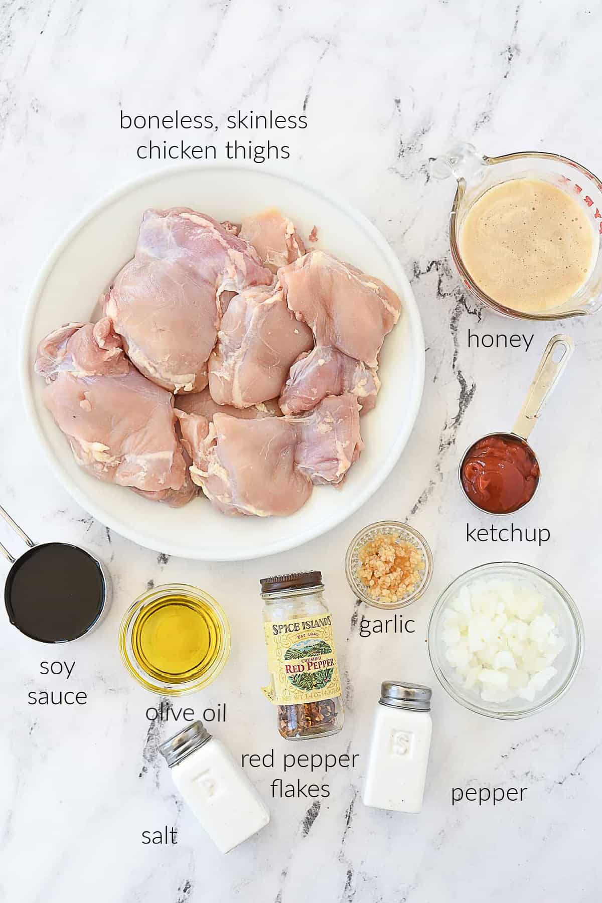 ingredients for crockpot sesame chicken