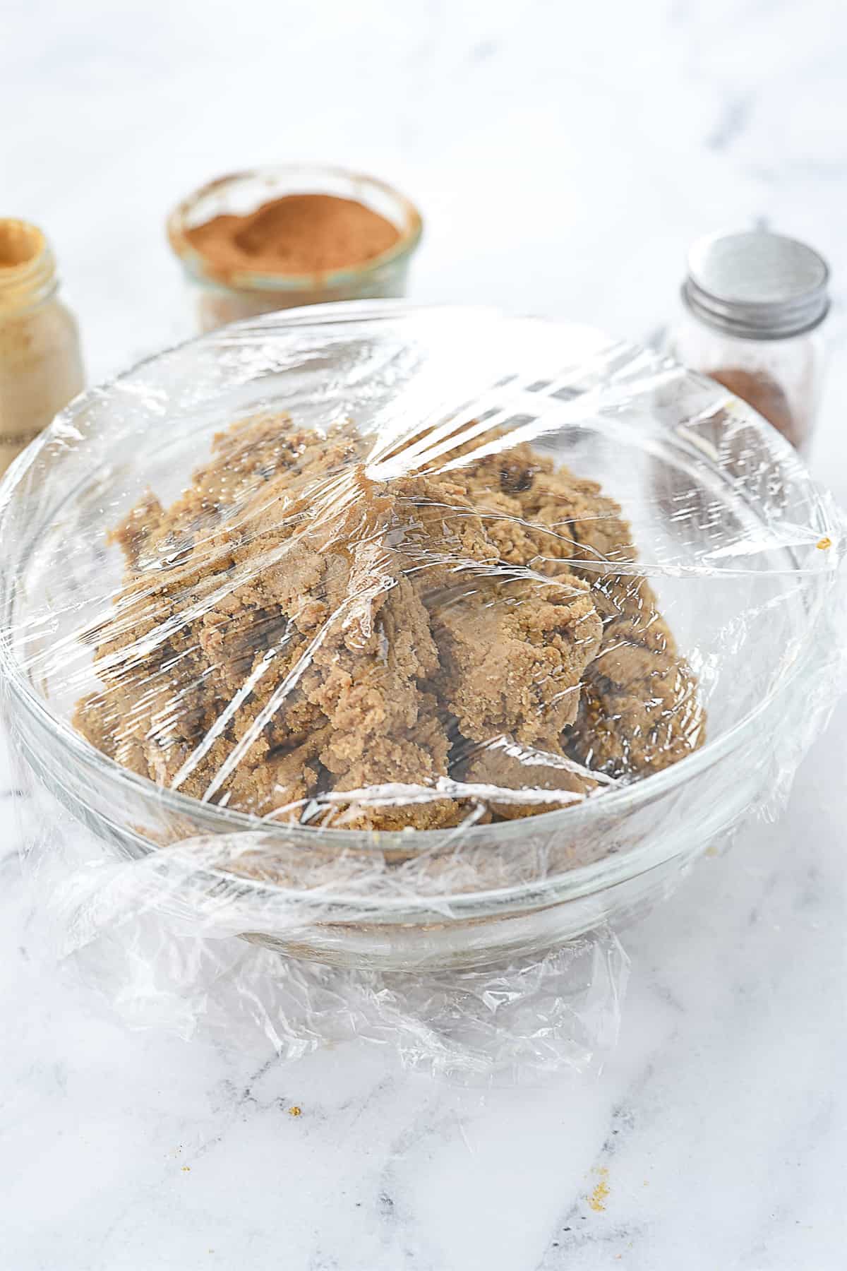 cookie dough in a bowl