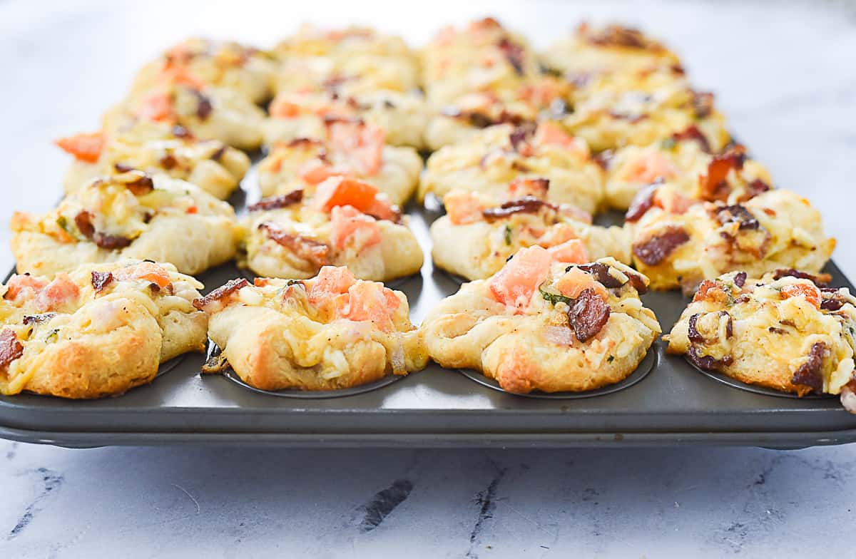 Bacon-Cream Cheese Crescent Cups, Recipe