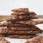 stack of brownie brittle