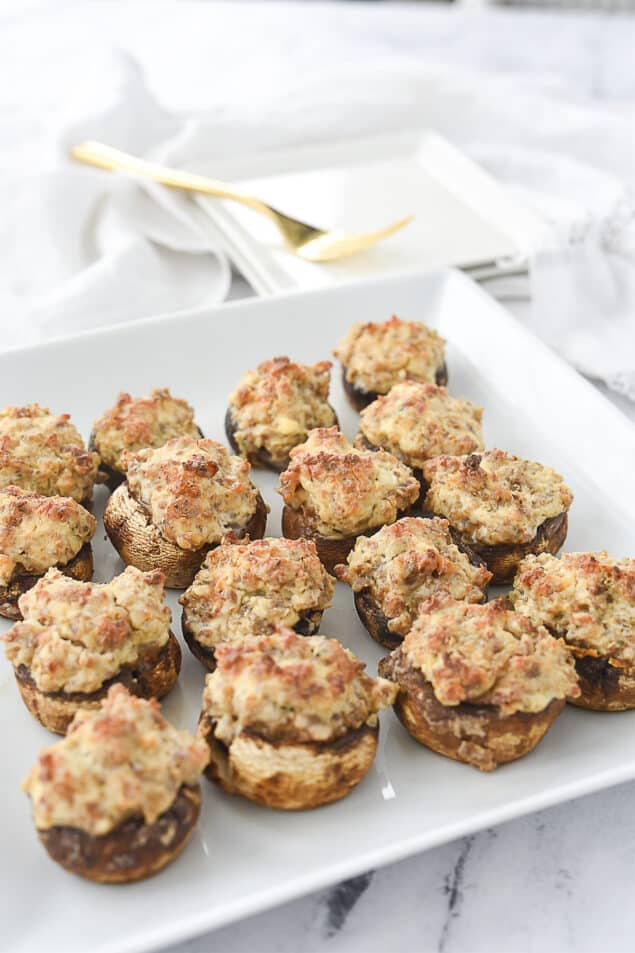 Stuffed Mushrooms (Easy Appetizer) by Leigh Anne Wilkes