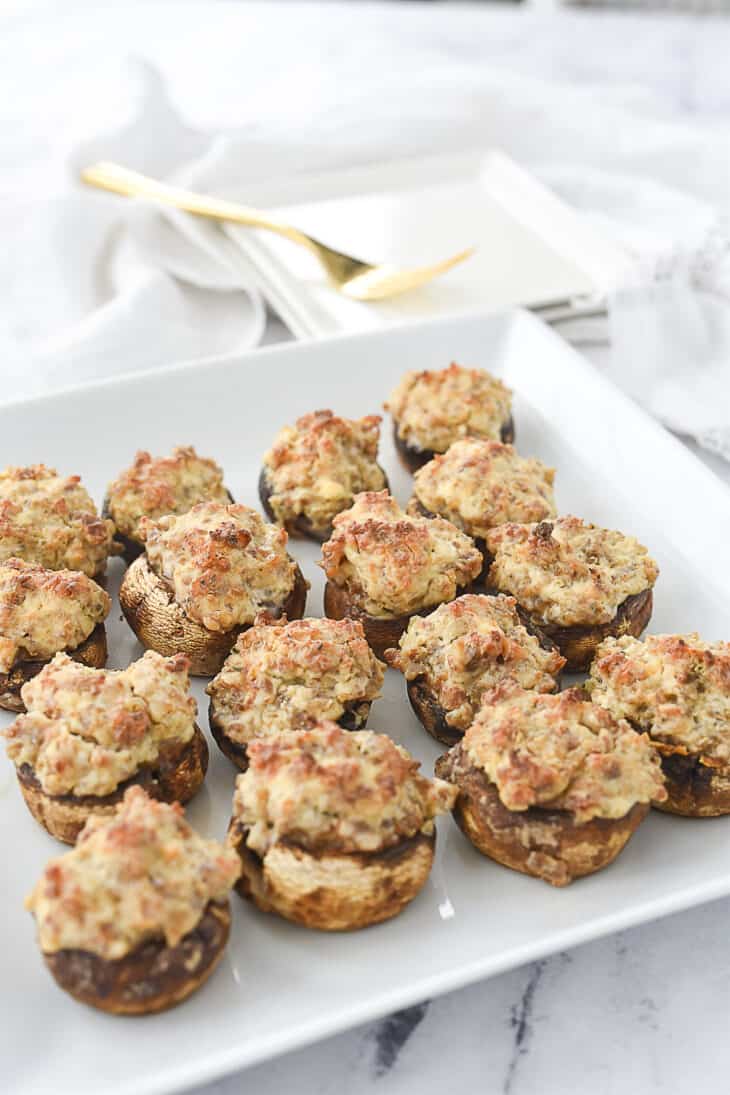 Stuffed Mushrooms (Easy Appetizer) by Leigh Anne Wilkes