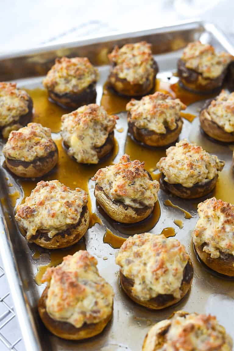 Stuffed Mushrooms (Easy Appetizer) by Leigh Anne Wilkes