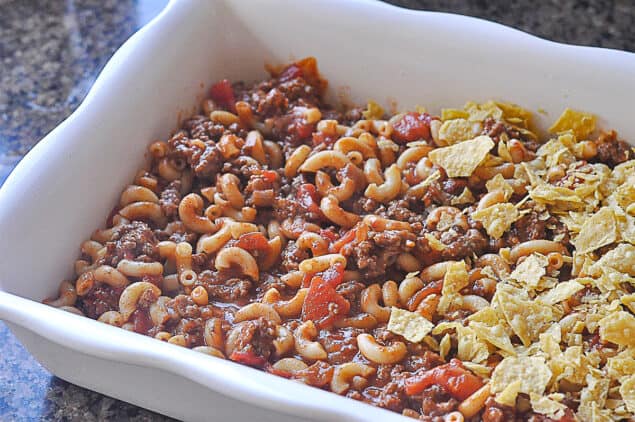 Taco Pasta Bake Recipe by Leigh Anne Wilkes