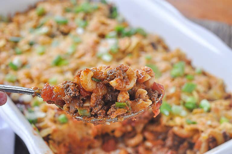 Taco Pasta Bake Recipe by Leigh Anne Wilkes