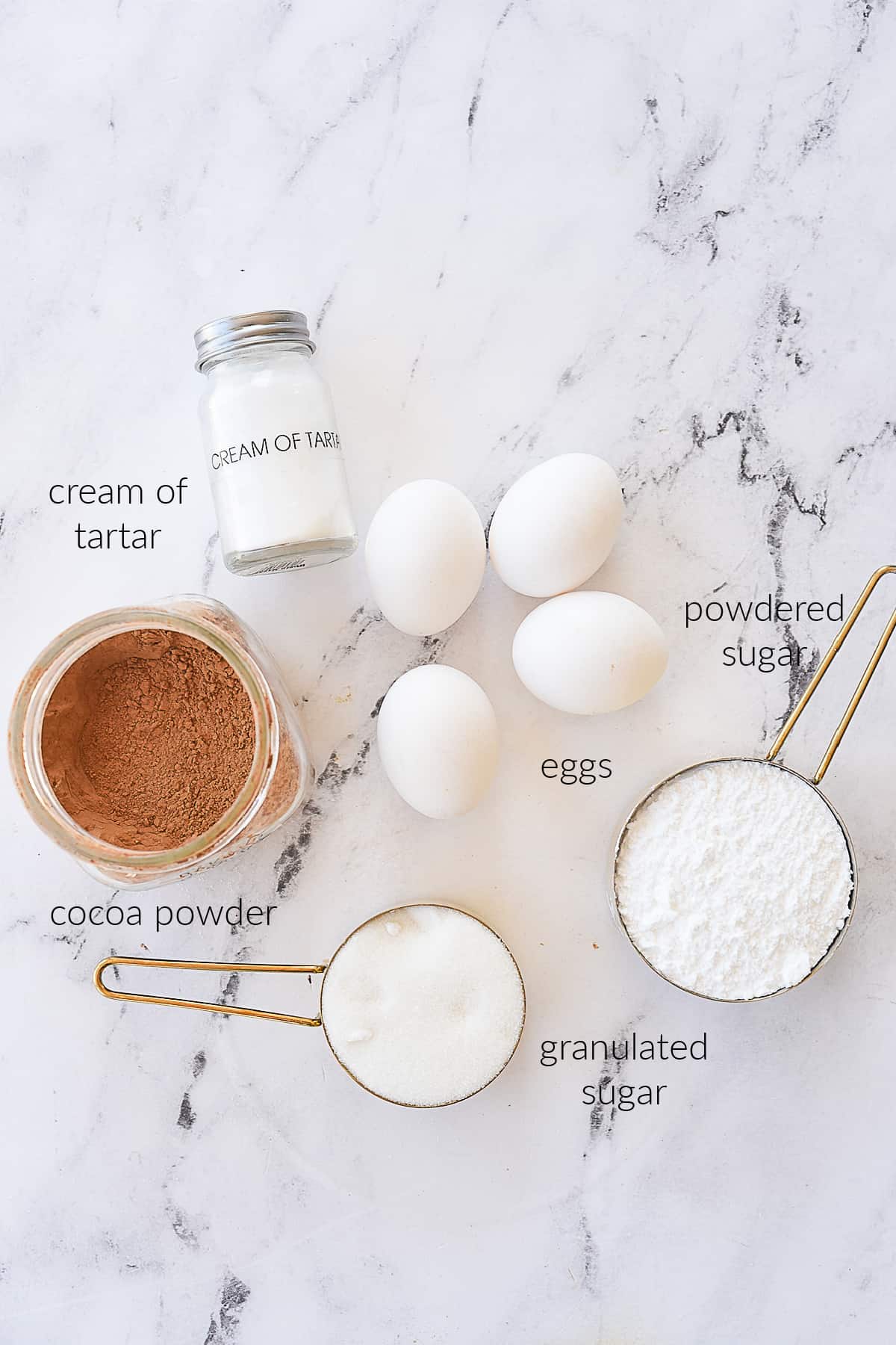 chocolate meringue cookie ingredients