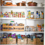 an organized pantry