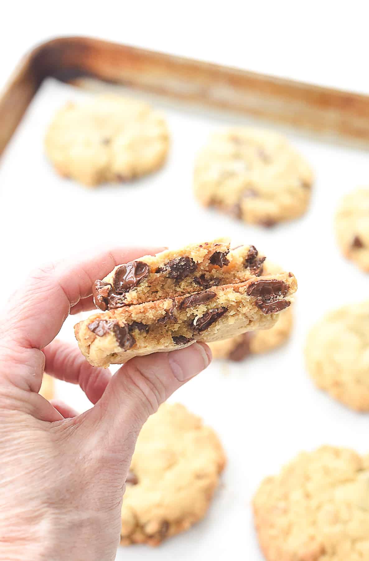 cookie cut in half