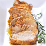sliced maple pork tenderloin