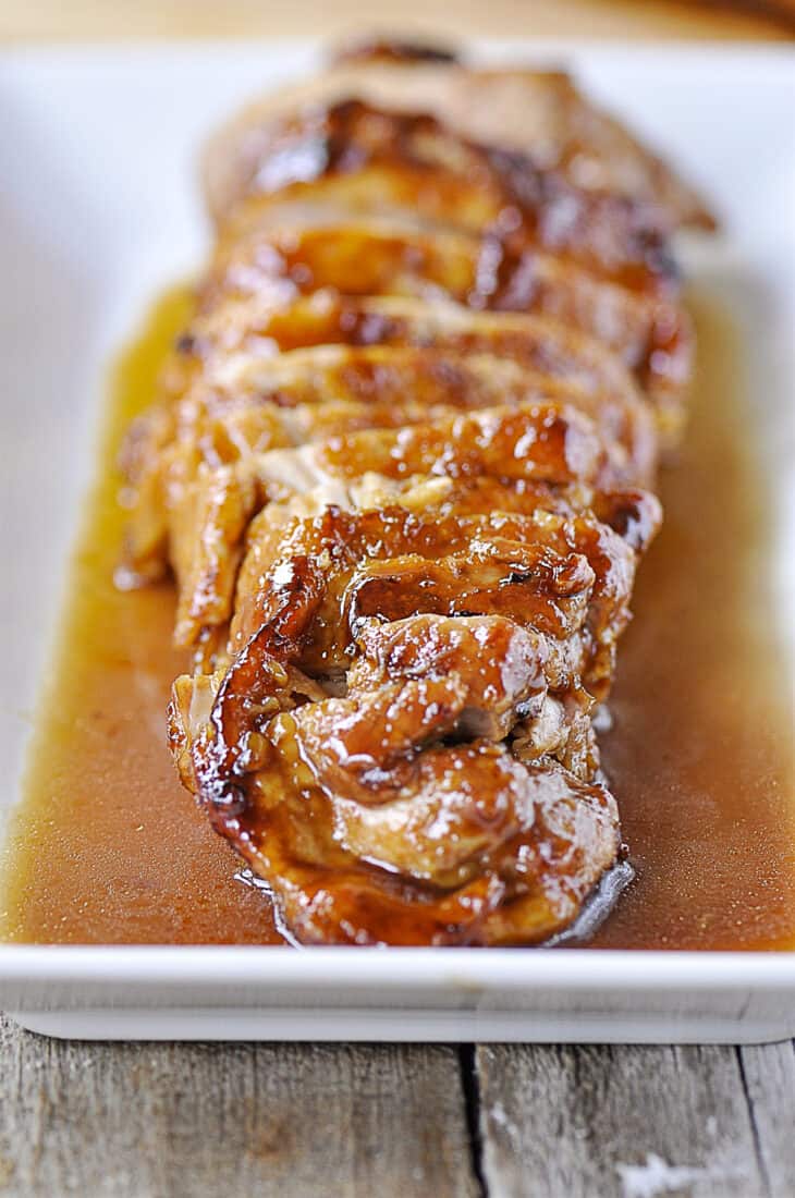 Maple Glazed Pork Tenderloin Recipe by Leigh Anne Wilkes