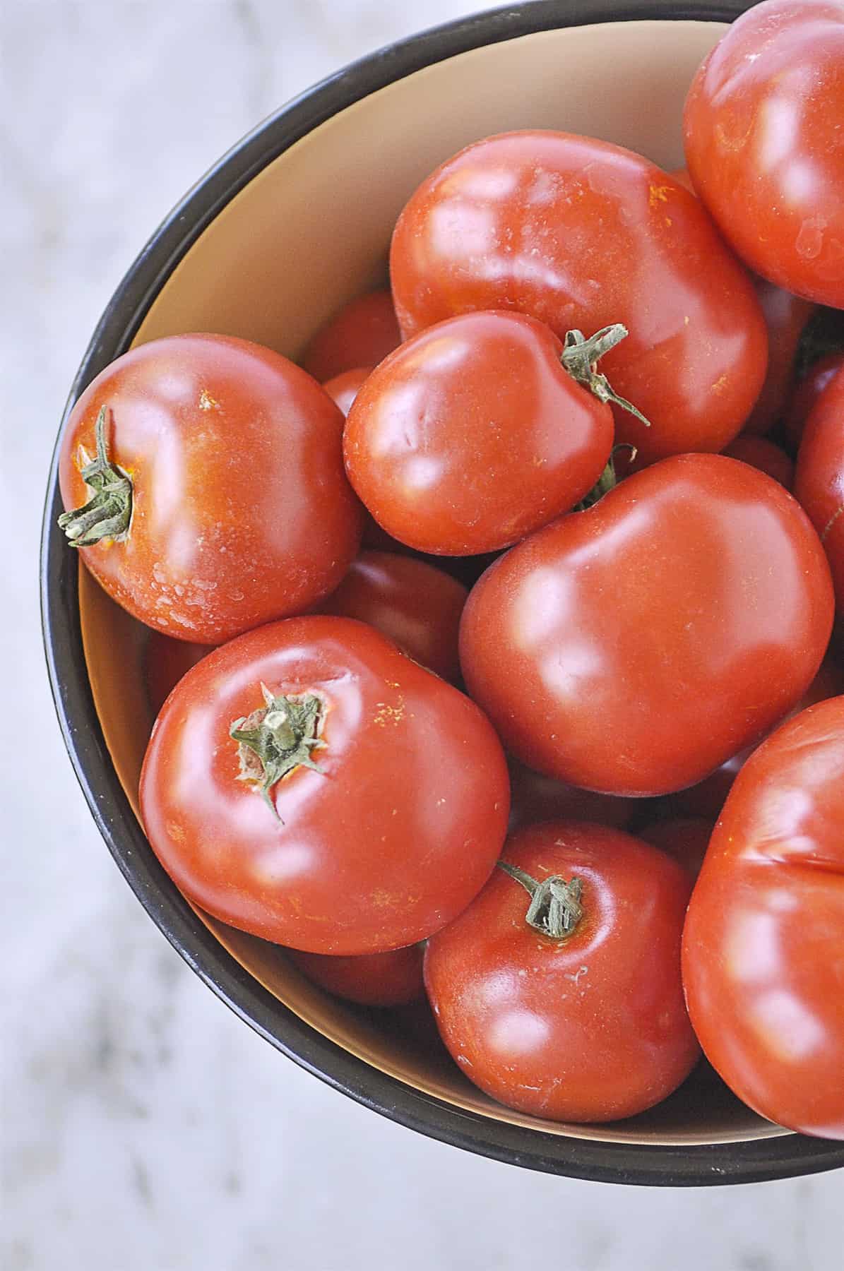 bowl of tomatoes