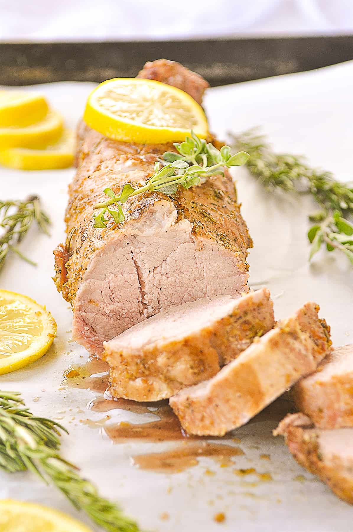 SLICED LEMON PORK TENDERLOIN