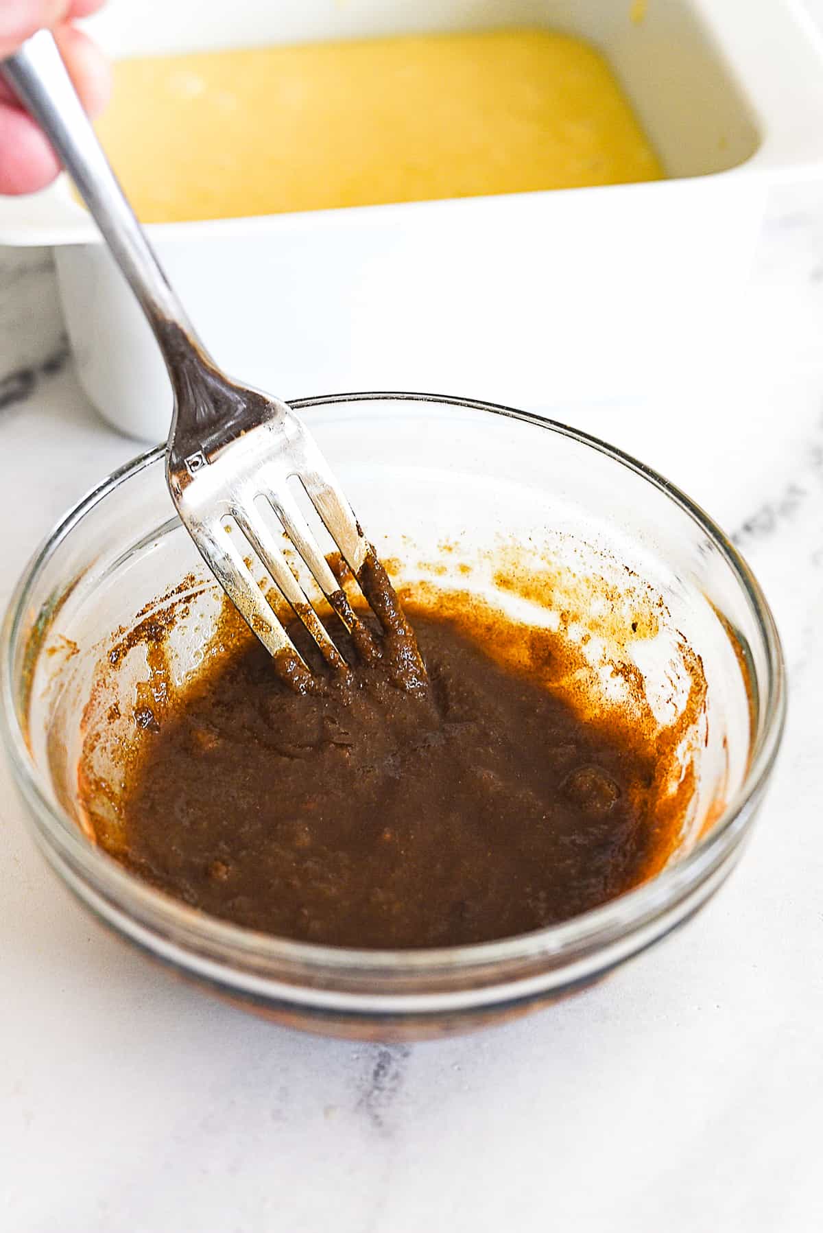 brown sugar mixture in bowl