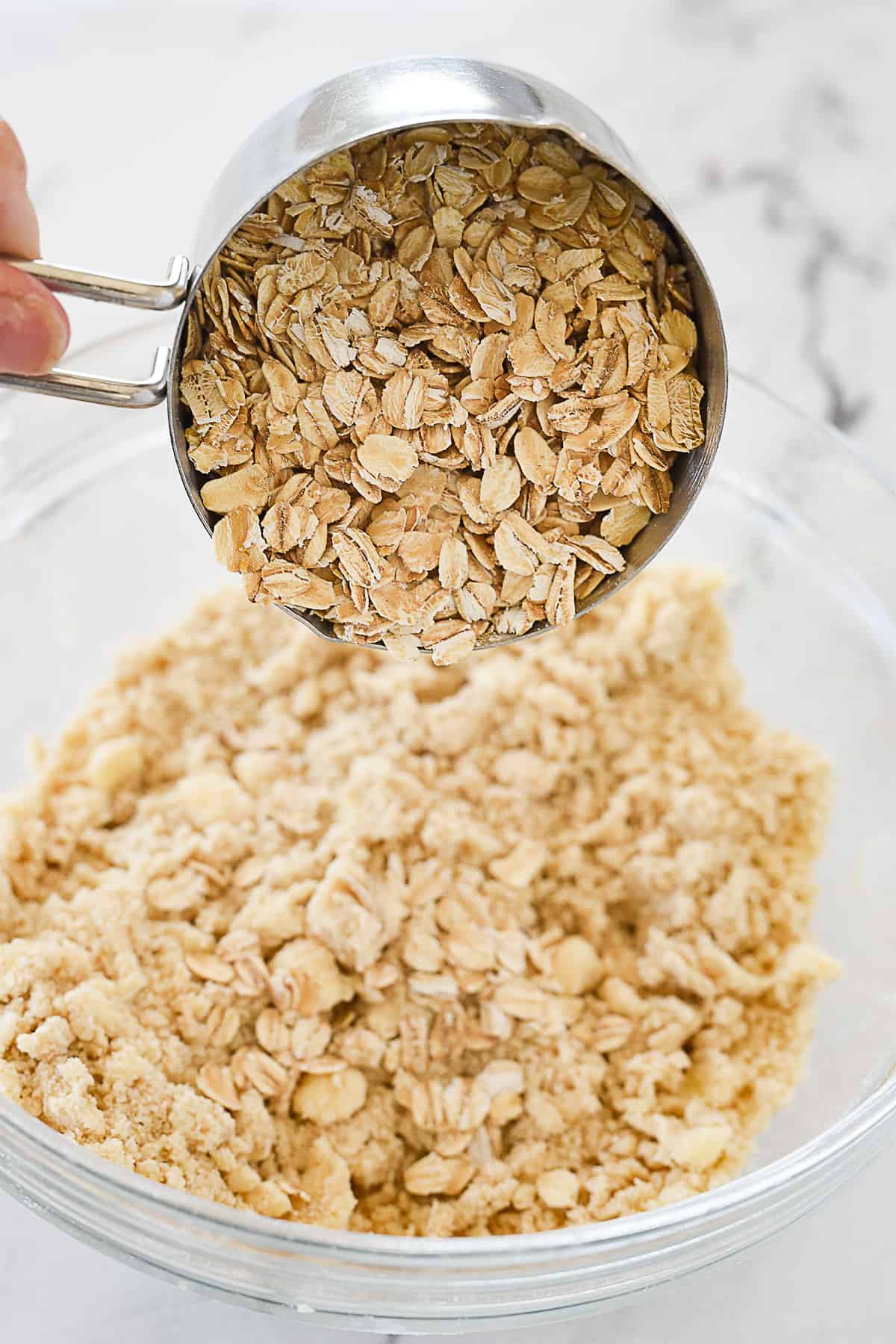 ADDING OATS TO STREUSEL TOPPING