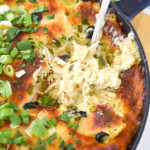 spoonful of green chili chicken casserole