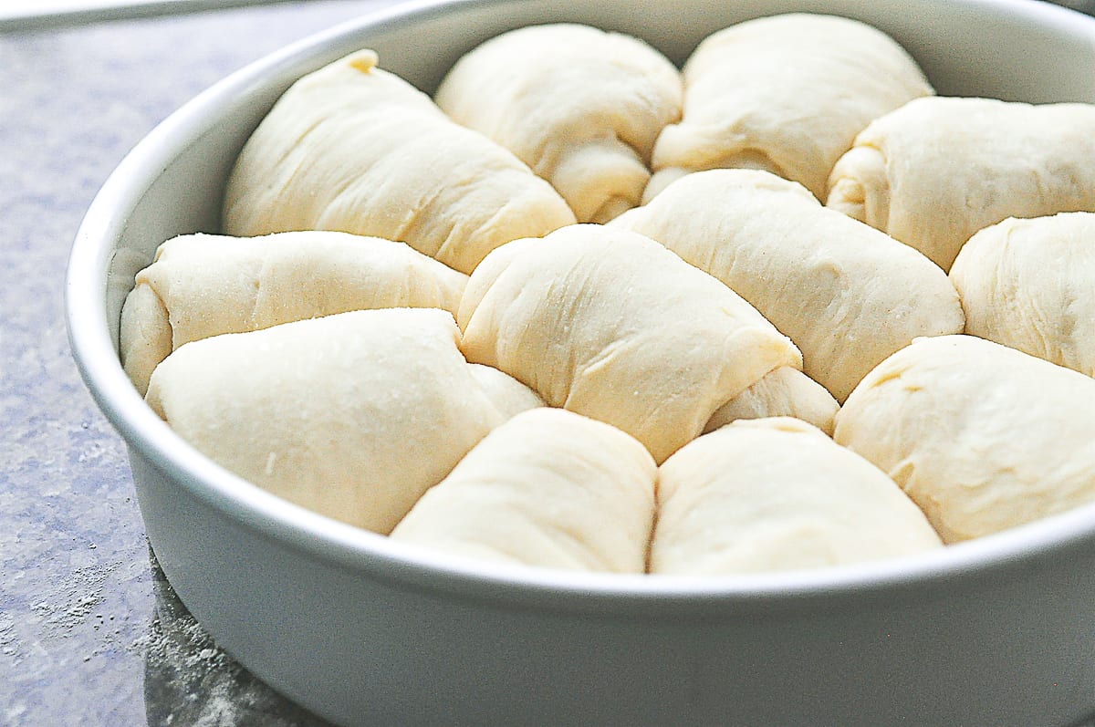 doubled in size fluffy dinner rolls