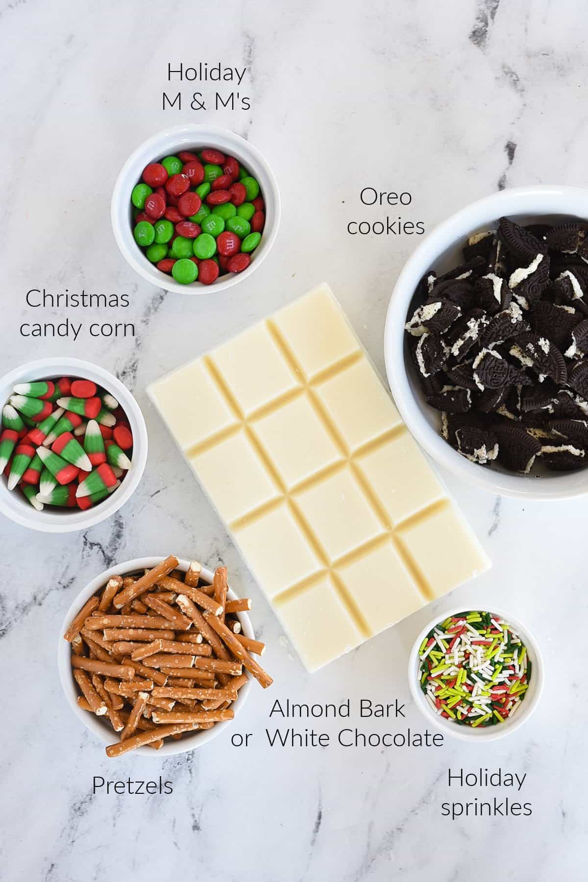 christmas cookie bark ingredients