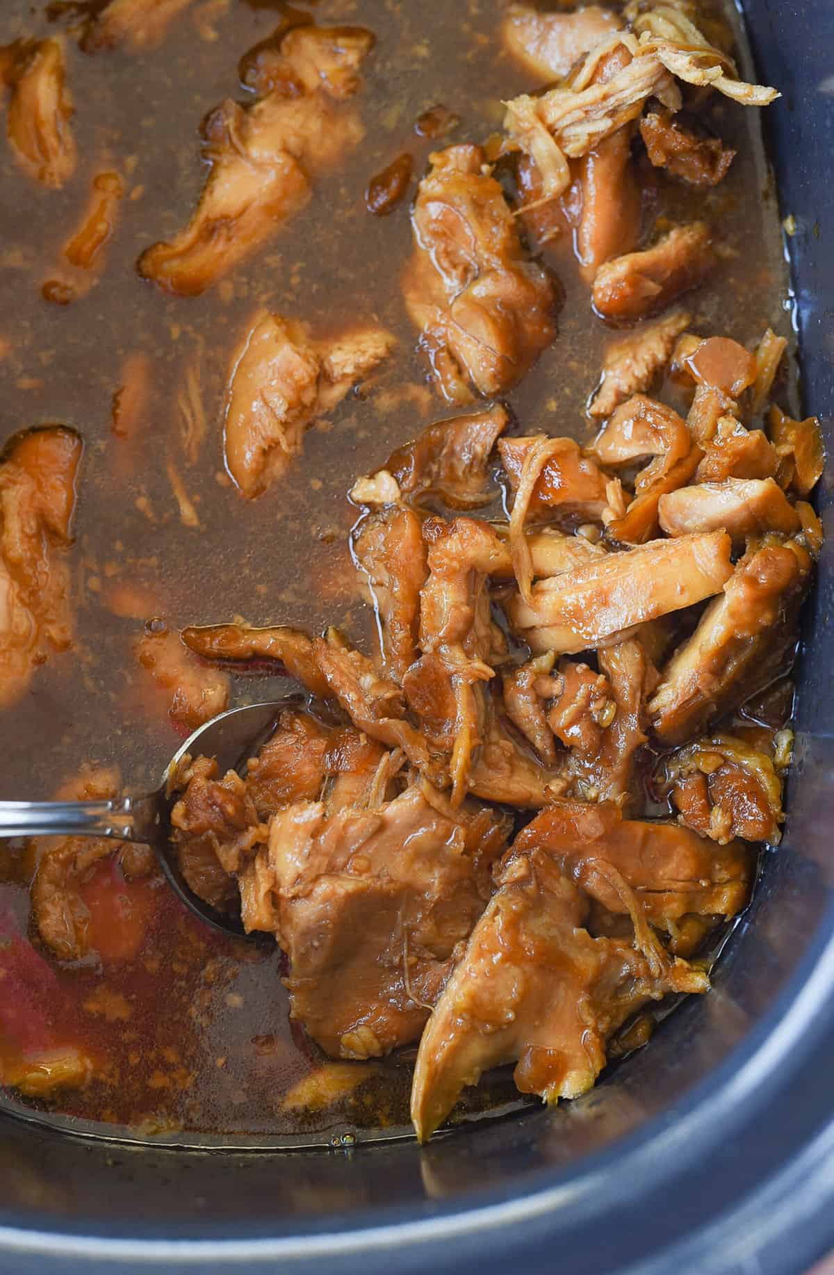 Hawaiian chicken in a slow cooker
