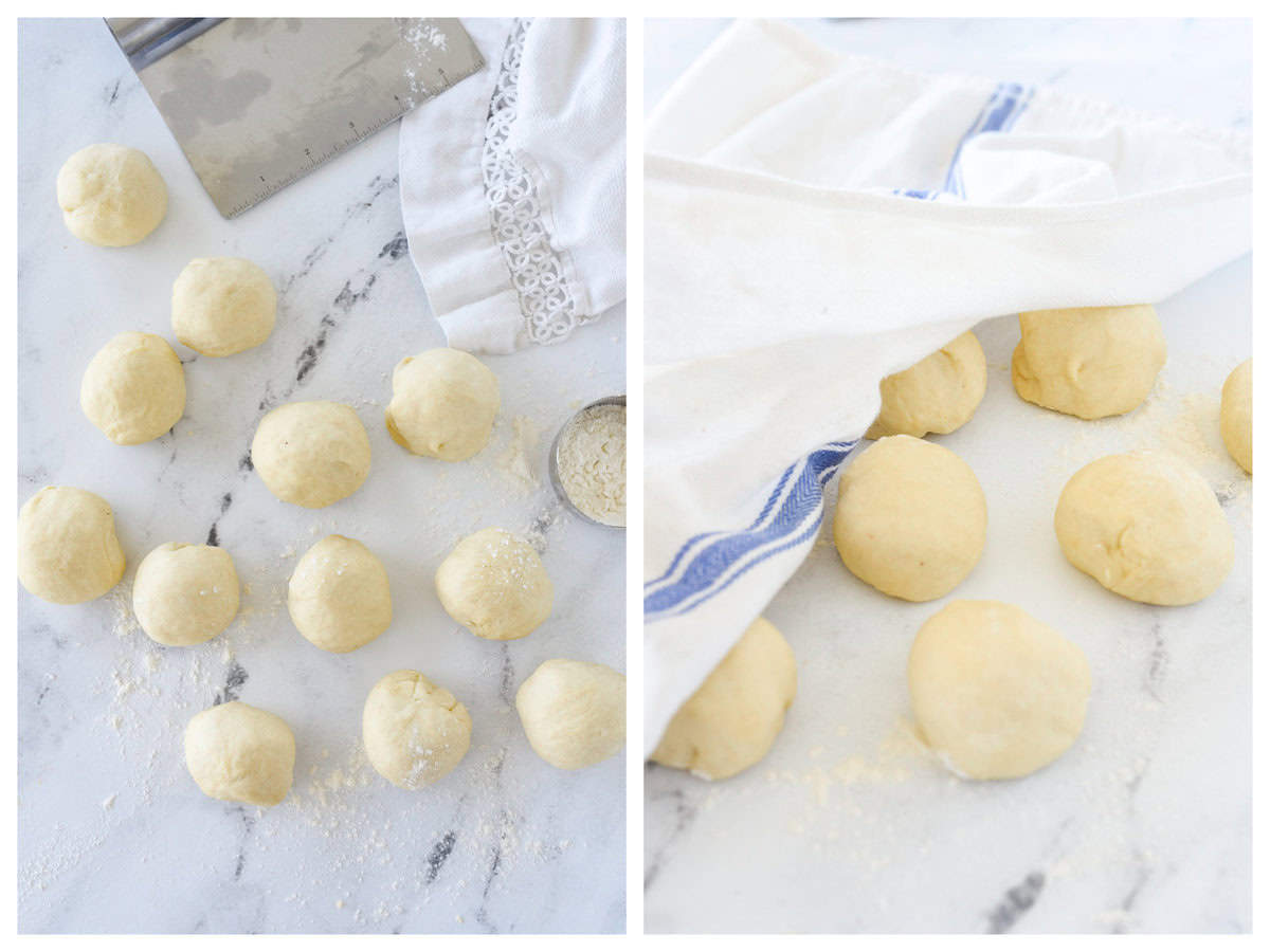 balls of dough for flour tortillas