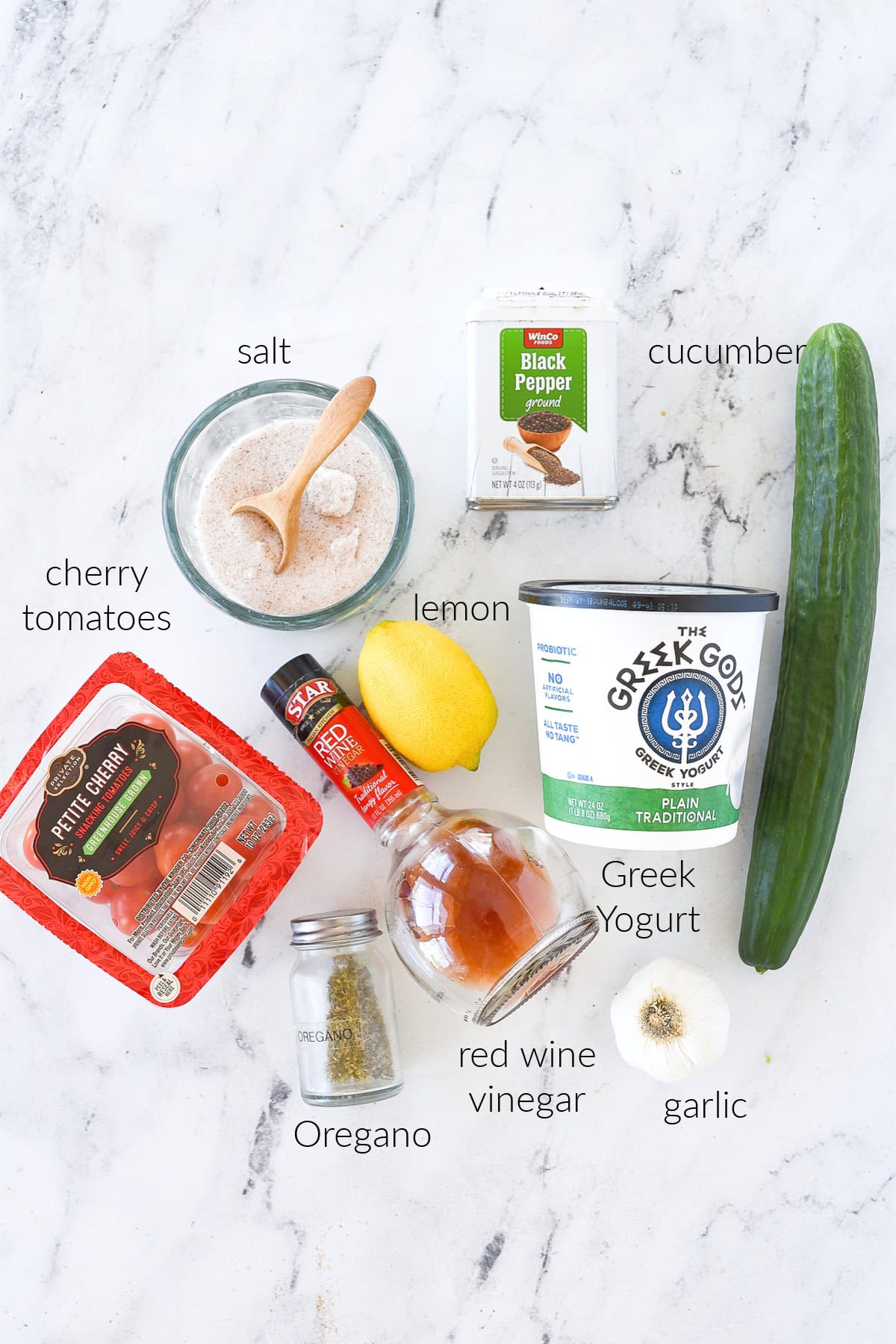 tzatziki Sauce ingredients
