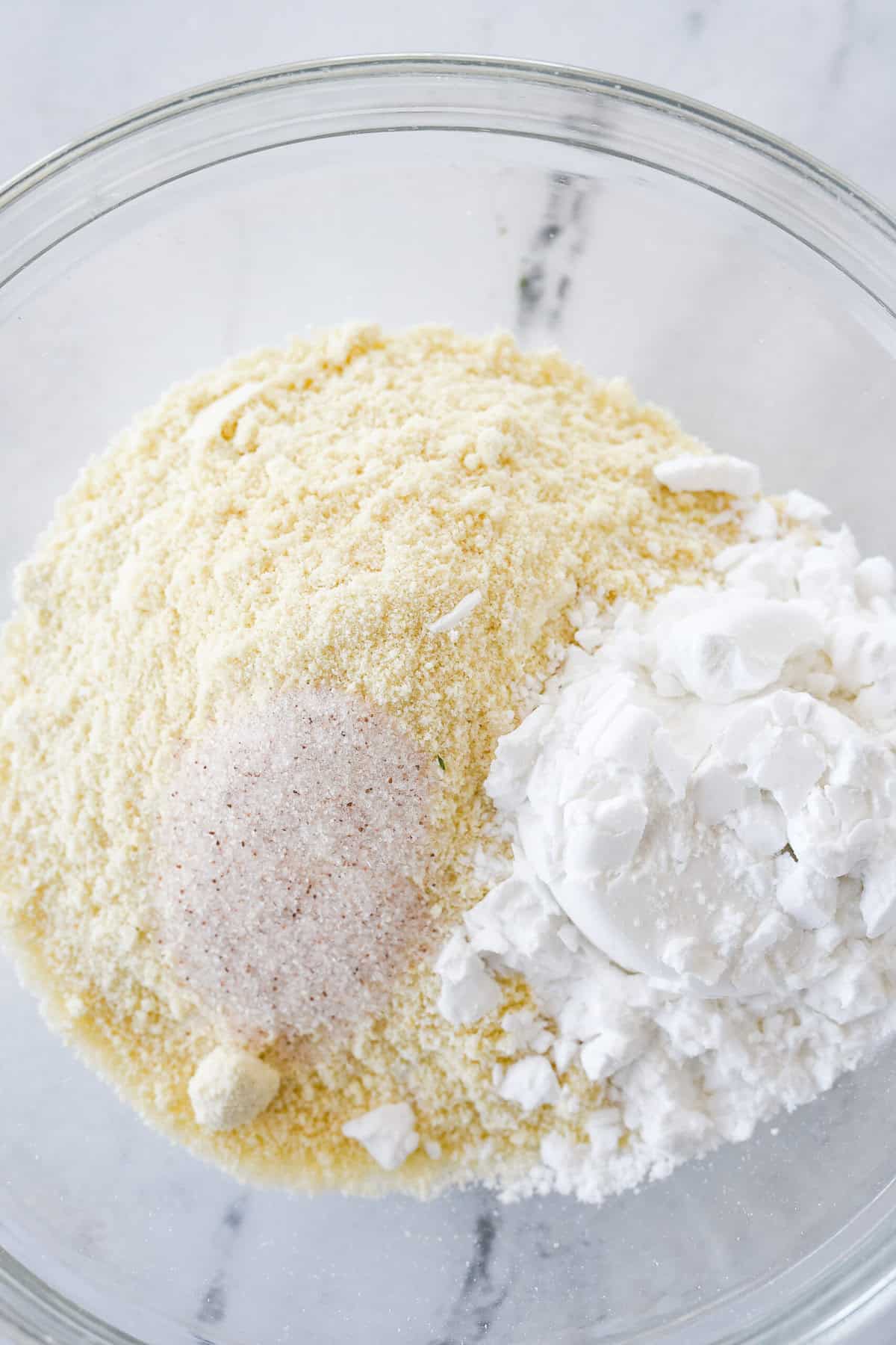 dry ingredients in a bowl