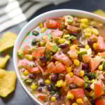 white bowl full of cowboy caviar