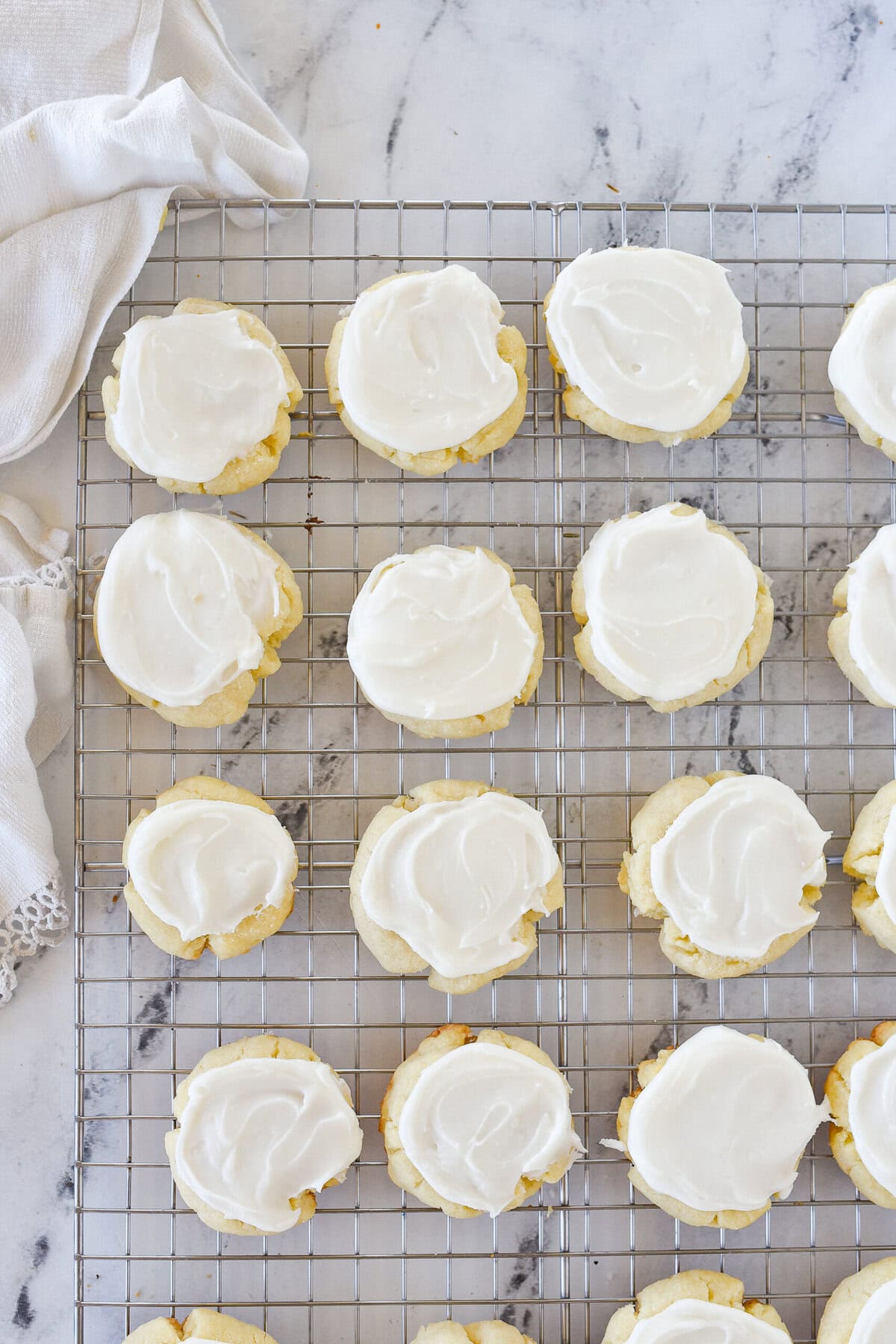 the best sugar cookie recipe almond sugar cookies on cooling rack