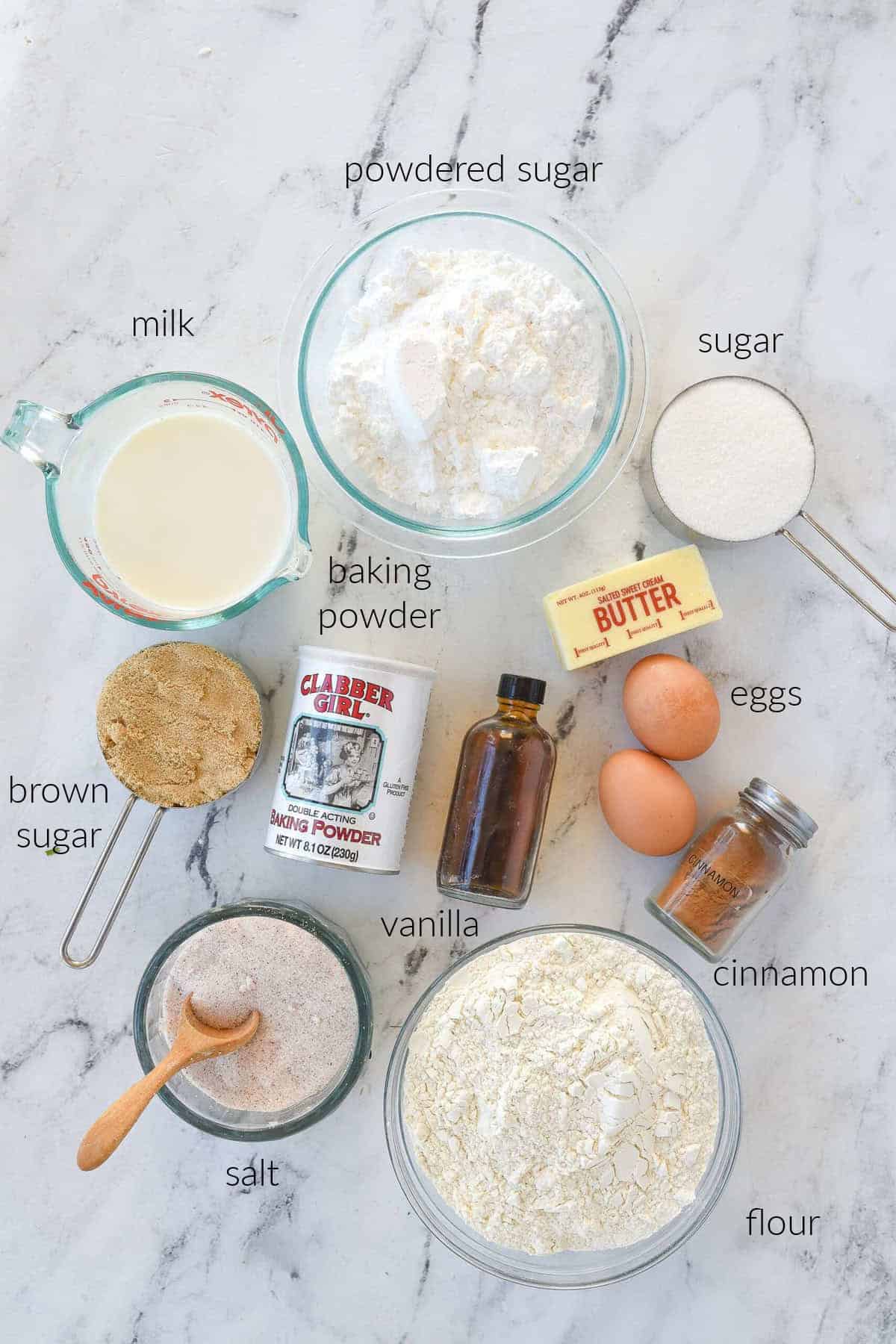cinnamon roll cake ingredients