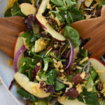 tossed apple pecan salad