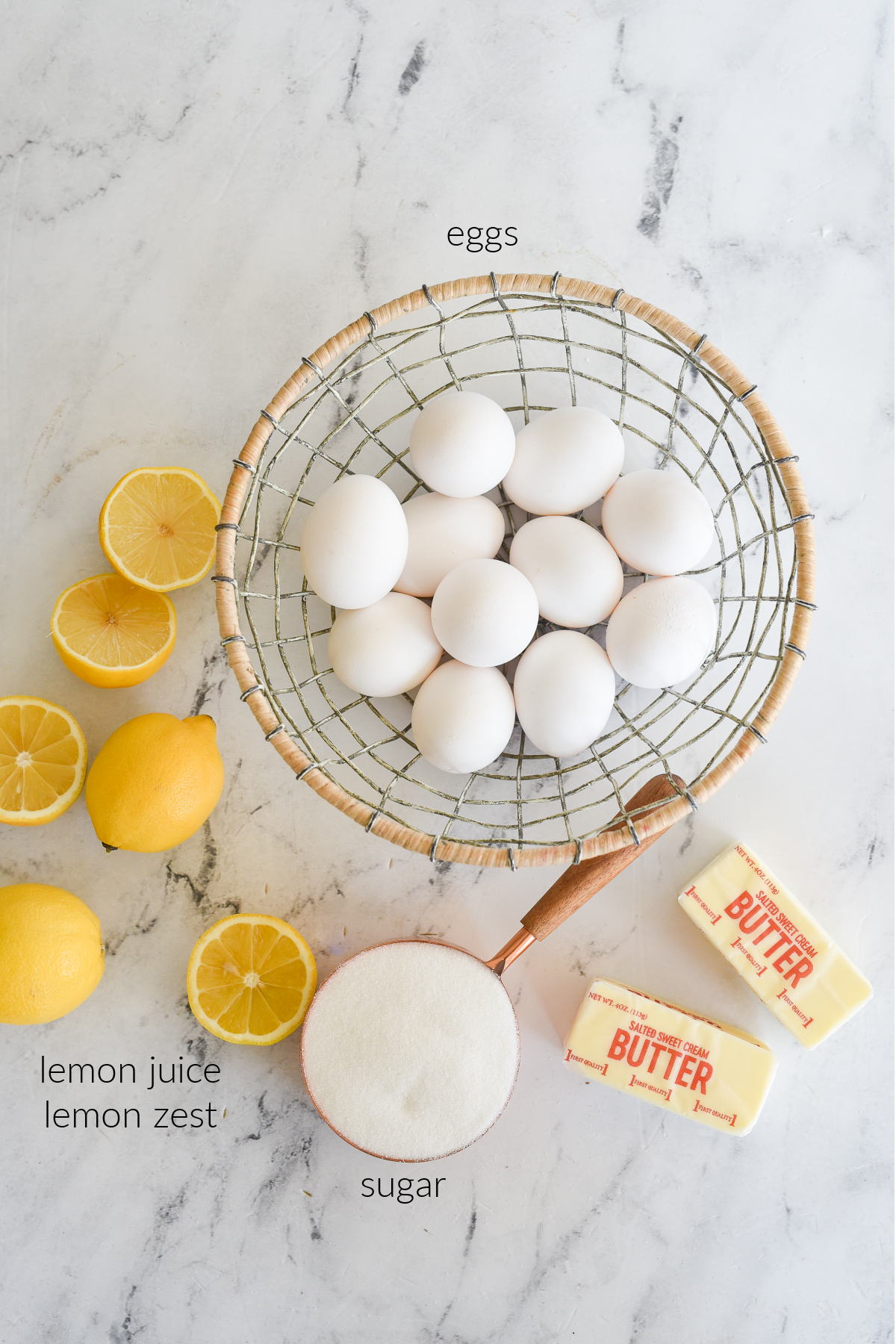 lemon curd ingredients