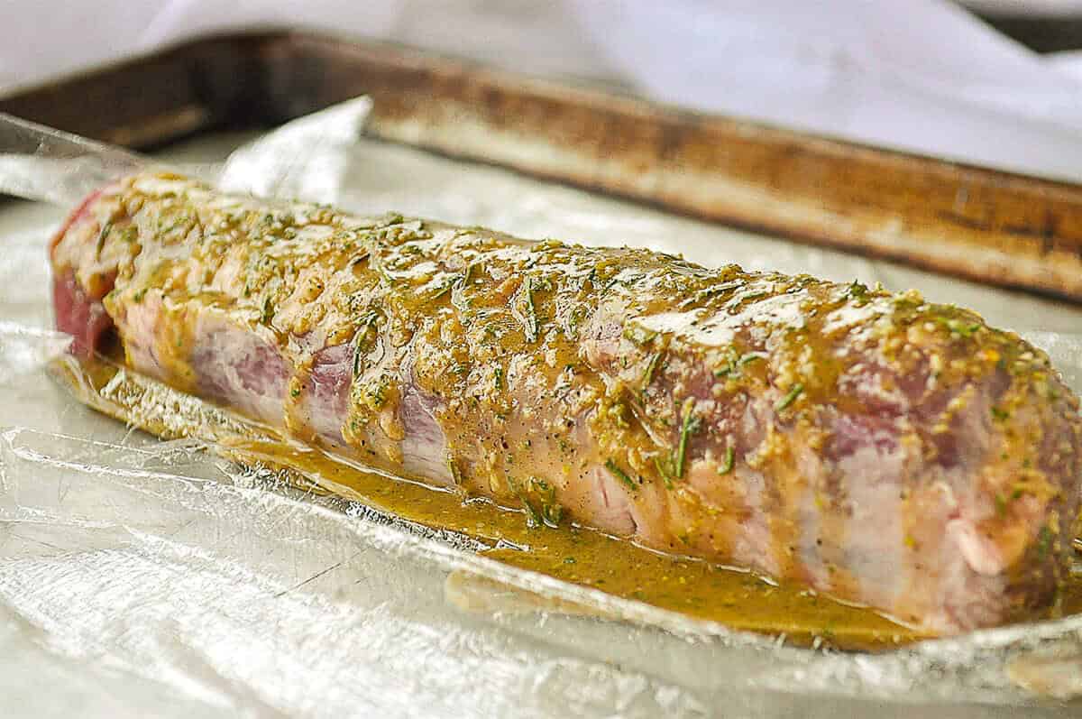 marinaded pork tenderloin