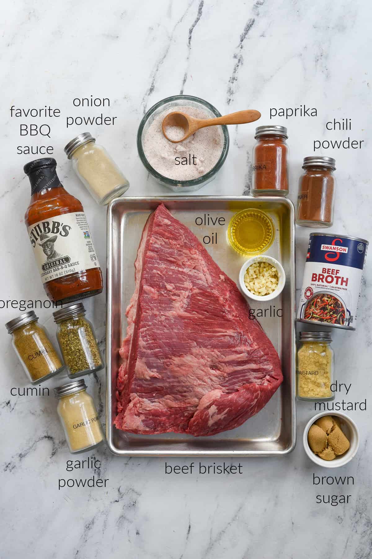 ingredients for instant pot beef brisket
