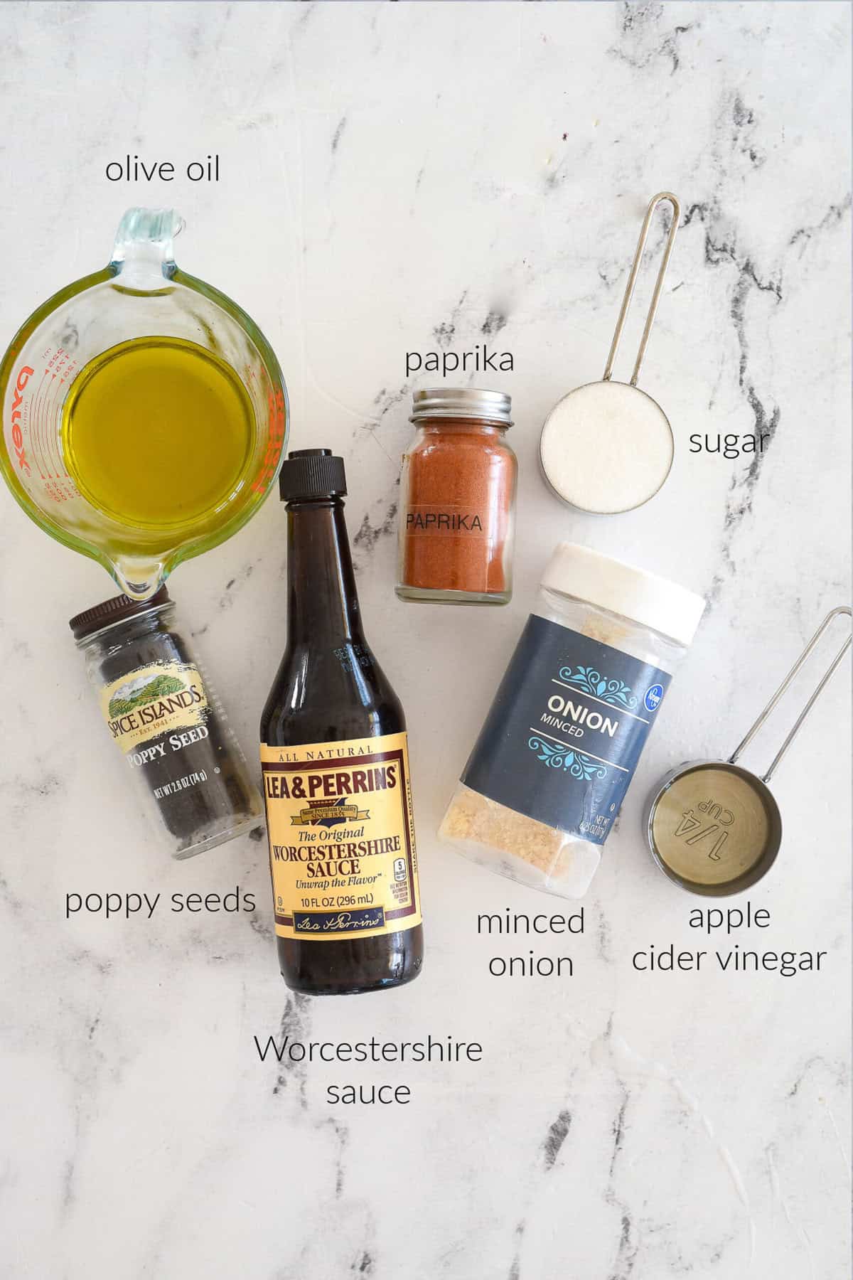 ingredients for poppy seed dressing