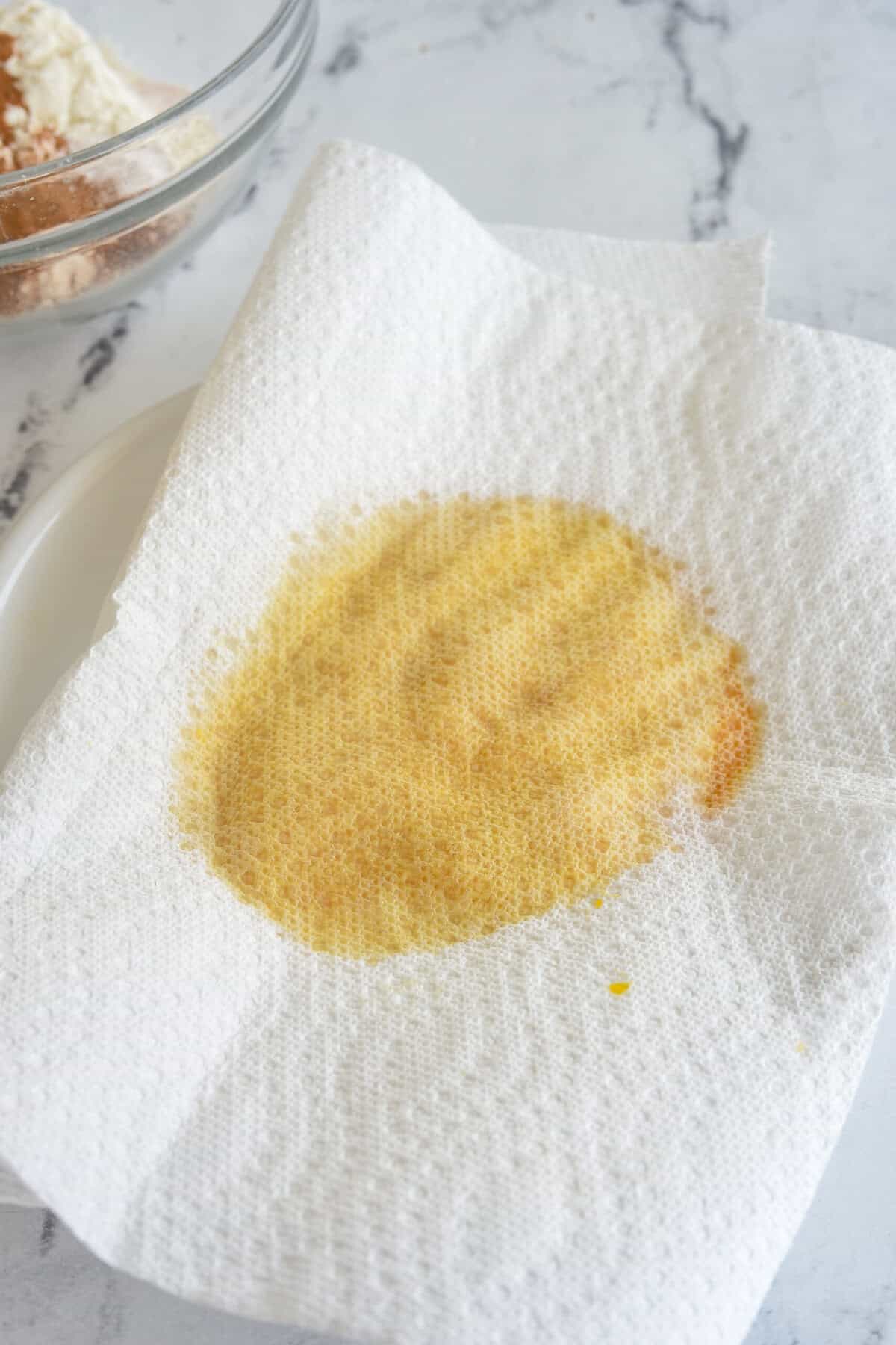 blotting pumpkin