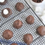 frosting chocolate marshmallow cookies