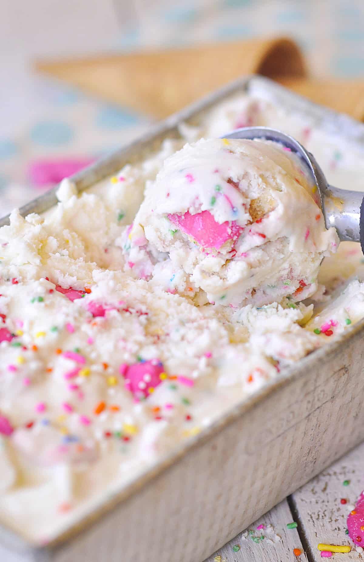 pan full of circus animal ice cream