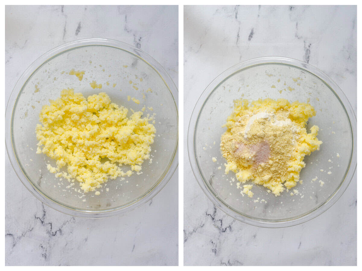 creaming butter and sugar for cake