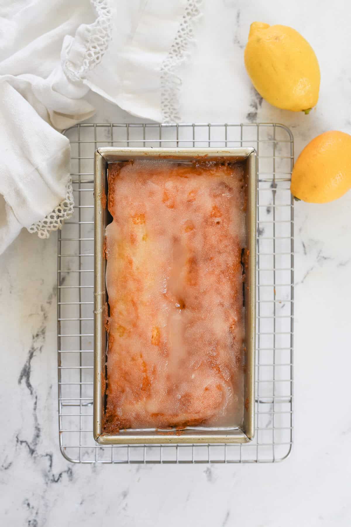 drizzle on top of lemon drizzle cake